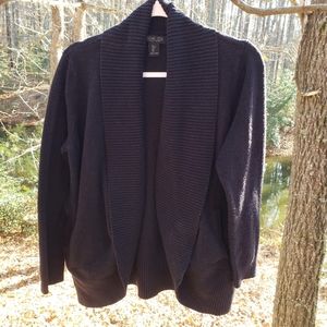 Rachel Zoe Super Soft Black Cardigan Size Large